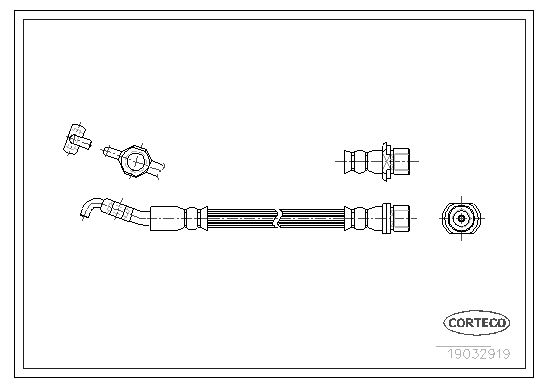 CORTECO 19032919 Brake Hose