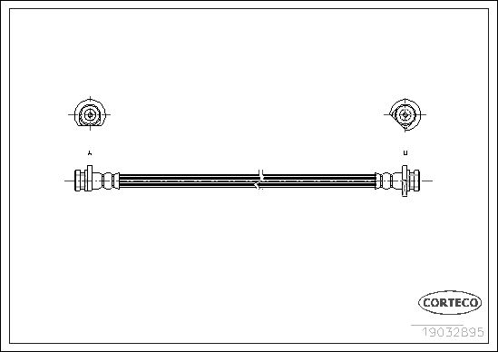 CORTECO 19032985 Brake Hose