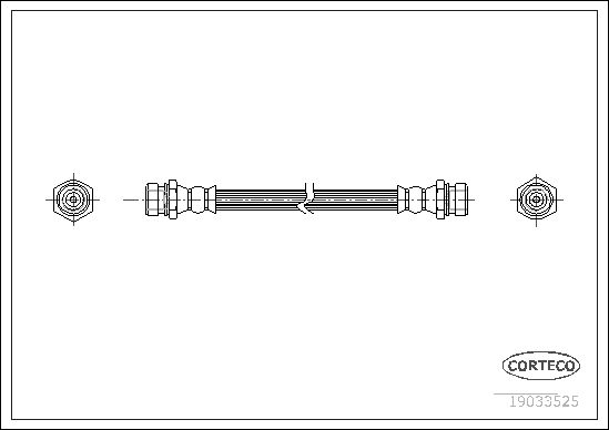 CORTECO 19033525 Brake Hose