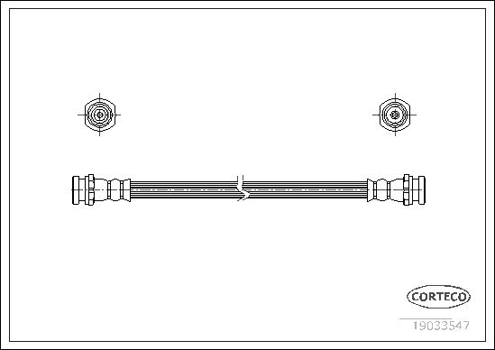 CORTECO 19033547 Brake Hose