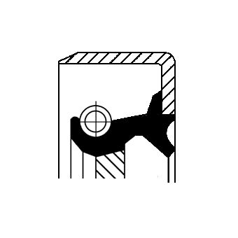 CORTECO 19033961B Shaft Seal, manual transmission
