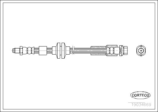 CORTECO 19034669 Brake Hose