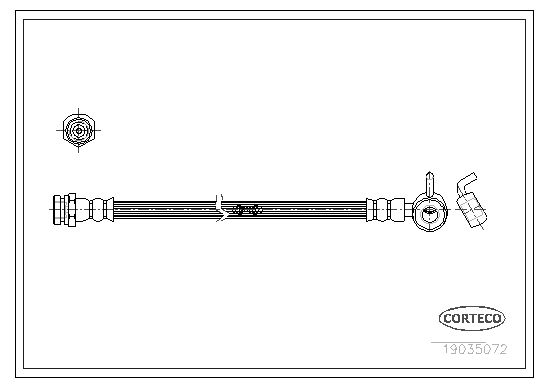 CORTECO 19035072 Brake Hose