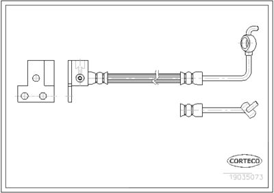 Brake Hose CORTECO 19035073