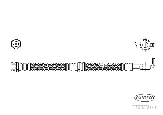 CORTECO 19035076 Brake Hose