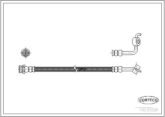 CORTECO 19035081 Brake Hose