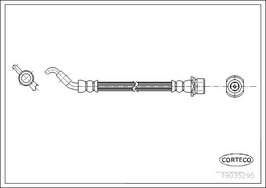 CORTECO 19035295 Brake Hose