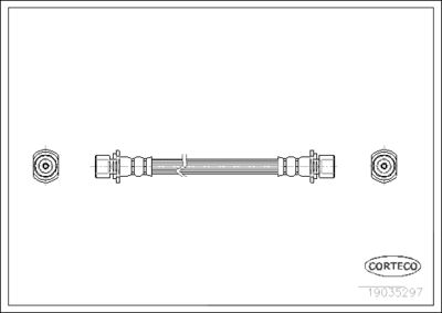 Brake Hose CORTECO 19035297