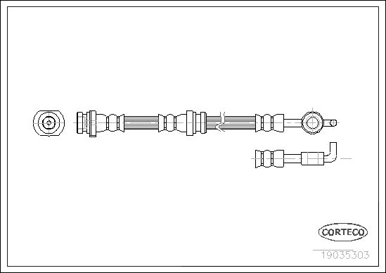 CORTECO 19035303 Brake Hose