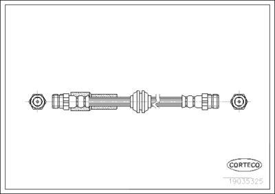 Brake Hose CORTECO 19035325