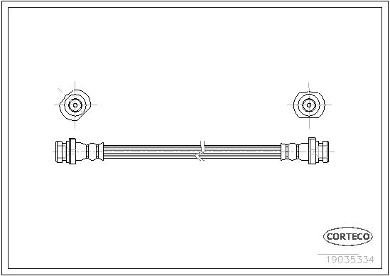 CORTECO 19035334 Brake Hose