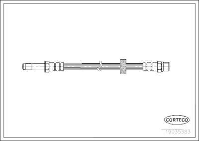 Brake Hose CORTECO 19035383