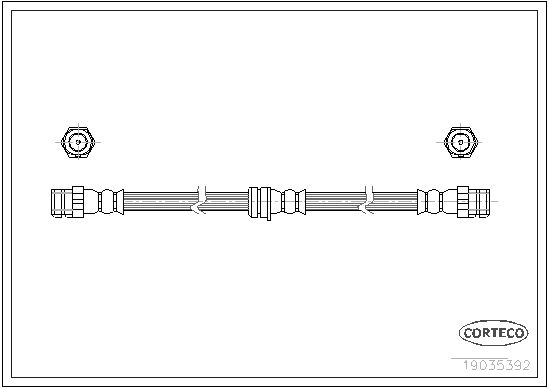 CORTECO 19035392 Brake Hose