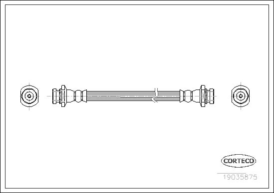 CORTECO 19035875 Brake Hose