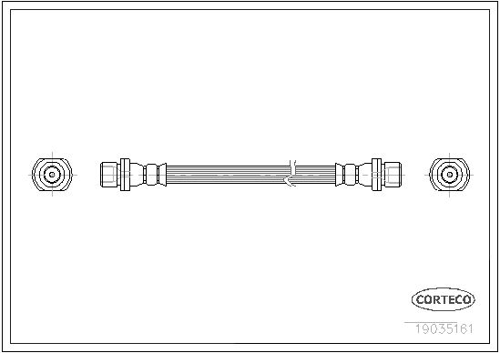 CORTECO 19036131 Brake Hose