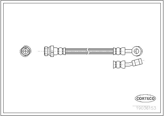 CORTECO 19036153 Brake Hose