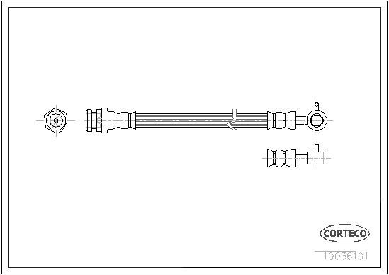 CORTECO 19036191 Brake Hose