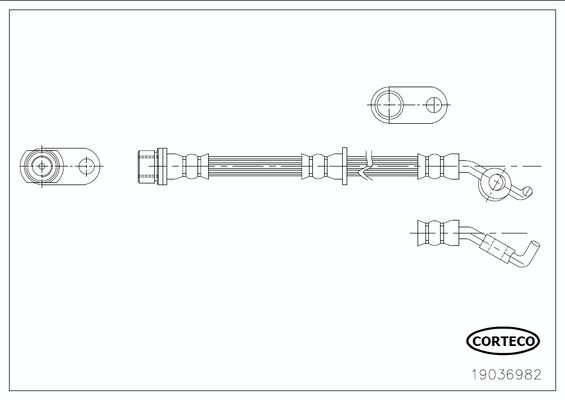 CORTECO 19036982 Brake Hose