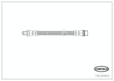 Brake Hose CORTECO 19036983