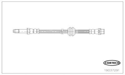 Brake Hose CORTECO 19037291