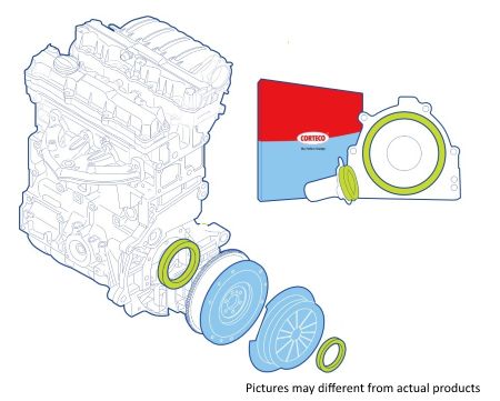 CORTECO 19134537 Shaft Seal Set, clutch