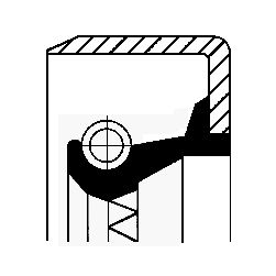Shaft Seal, differential CORTECO 20019176B