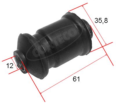 Mounting, control/trailing arm CORTECO 21653088