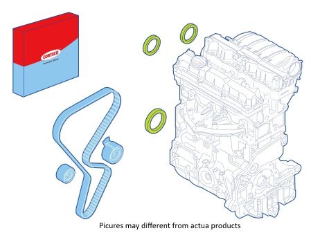 CORTECO 289126 Shaft Seal Set, engine