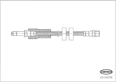 Brake Hose CORTECO 49108398