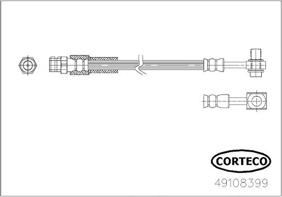 CORTECO 49108399 Brake Hose