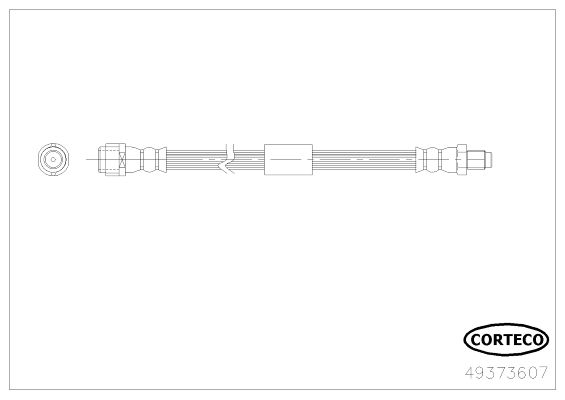 CORTECO 49373607 Brake Hose