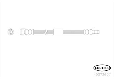 Brake Hose CORTECO 49373607