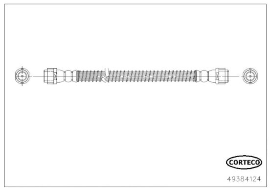 CORTECO 49384124 Brake Hose