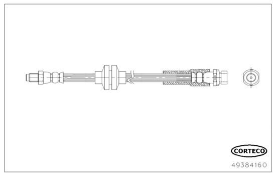 CORTECO 49384160 Brake Hose
