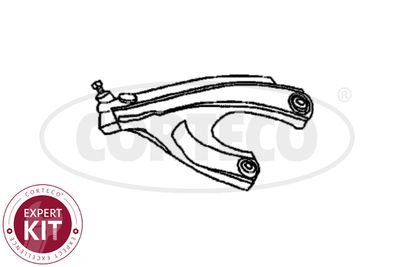Control/Trailing Arm, wheel suspension CORTECO 49400263