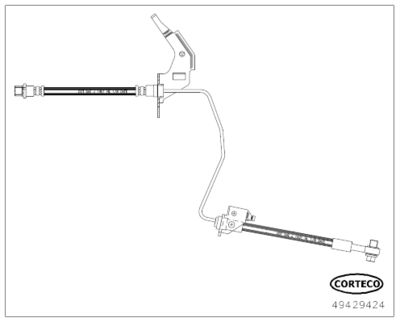 Brake Hose CORTECO 49429424