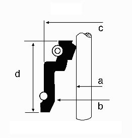 Seal Ring, valve stem CORTECO 49472860