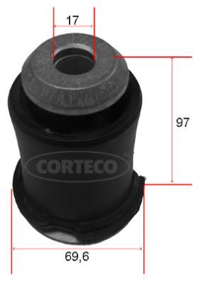 CORTECO 80001164 Mounting, control/trailing arm