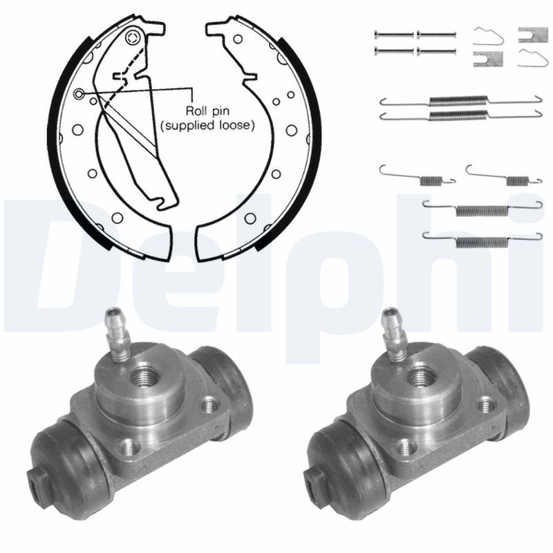 DELPHI 754 Brake Shoe Set