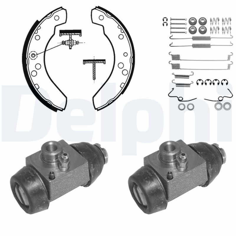 DELPHI 795 Brake Shoe Set