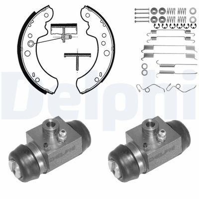 Brake Shoe Set DELPHI 798