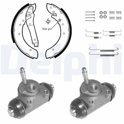 Brake Shoe Set DELPHI 857