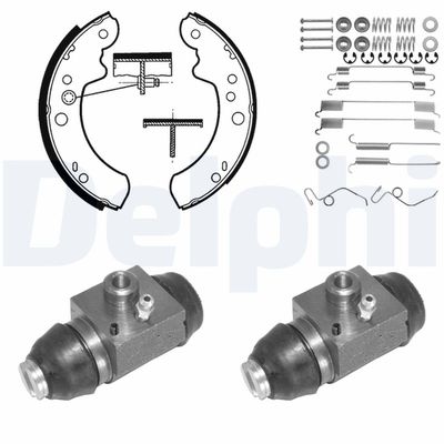 Brake Shoe Set DELPHI 887