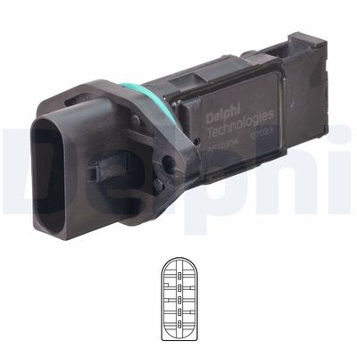 Mass Air Flow Sensor DELPHI AF10334-12B1