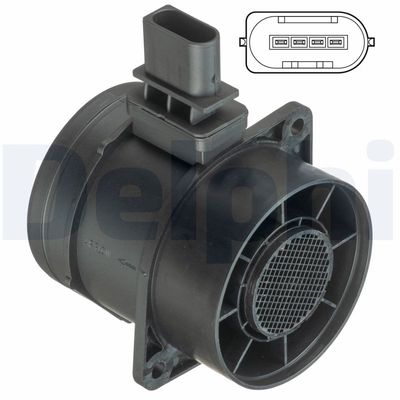 Mass Air Flow Sensor DELPHI AF10365-12B1