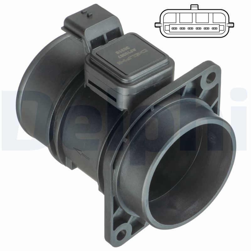 DELPHI AF10367-12B1 Mass Air Flow Sensor