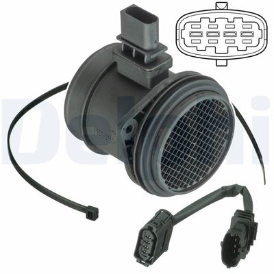 Mass Air Flow Sensor DELPHI AF10392-12B1