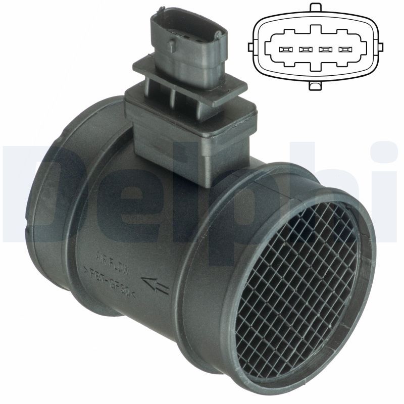 DELPHI AF10400-12B1 Mass Air Flow Sensor