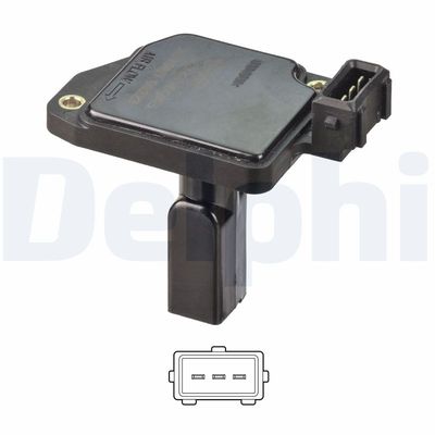 Mass Air Flow Sensor DELPHI AF10491-12B1
