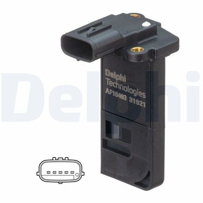 Mass Air Flow Sensor DELPHI AF10493-12B1